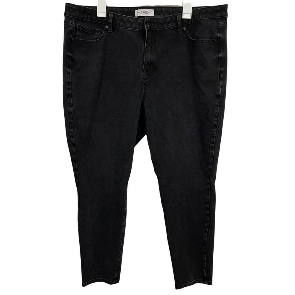 Lane Bryant Plus Size Black High Waisted Ultimate Stretch Skinny Jeans